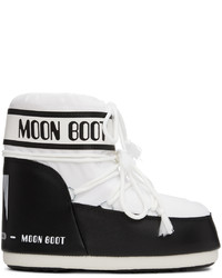 Stivali casual in pelle bianchi di Moon Boot