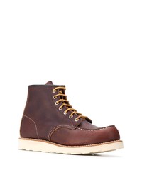 Stivali casual in pelle bordeaux di Red Wing Shoes