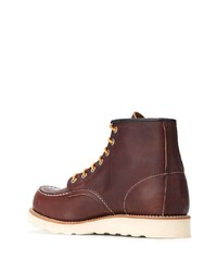 Stivali casual in pelle bordeaux di Red Wing Shoes