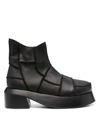 Stivali casual in pelle neri di Eckhaus Latta