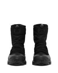 Stivali casual in pelle neri di Burberry