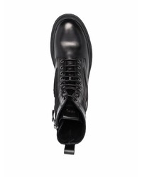 Stivali casual in pelle neri di Karl Lagerfeld