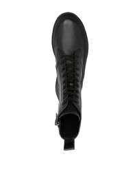 Stivali casual in pelle neri di Moncler