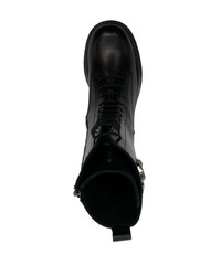 Stivali casual in pelle neri di Roberto Cavalli