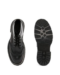 Stivali casual in pelle neri di Alexander McQueen