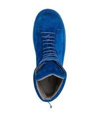 Stivali casual in pelle scamosciata blu di Marsèll