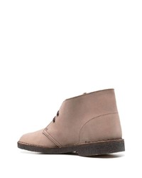 Stivali casual in pelle scamosciata marroni di Clarks