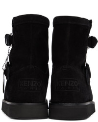 Stivali casual in pelle scamosciata neri di Kenzo