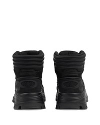 Stivali casual in pelle scamosciata neri di Gucci