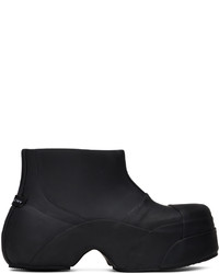 Stivali chelsea di gomma neri di Givenchy