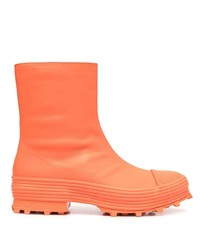 Stivali chelsea in pelle arancioni di CamperLab