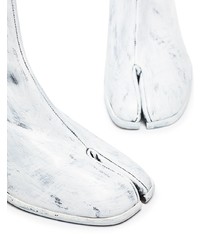 Stivali chelsea in pelle bianchi di Maison Margiela