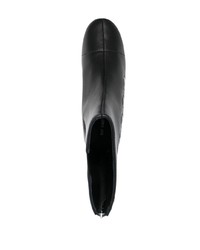 Stivali chelsea in pelle decorati neri di Raf Simons