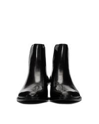 Stivali chelsea in pelle neri di Saint Laurent
