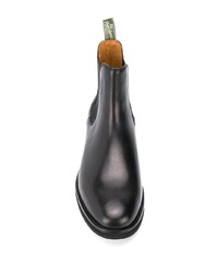 Stivali chelsea in pelle neri di Polo Ralph Lauren