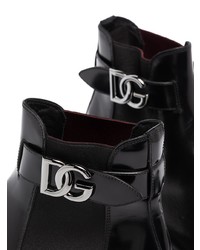 Stivali chelsea in pelle neri di Dolce & Gabbana