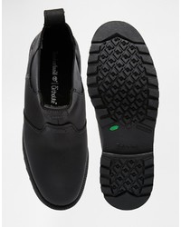 Stivali chelsea in pelle neri di Timberland
