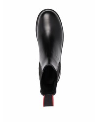 Stivali chelsea in pelle neri di Alexander McQueen