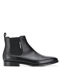 Stivali chelsea in pelle neri di Karl Lagerfeld