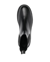 Stivali chelsea in pelle neri di Alexander McQueen
