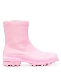 Stivali chelsea in pelle rosa di CamperLab