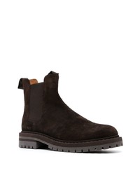 Stivali chelsea in pelle scamosciata marrone scuro di Common Projects