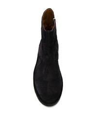 Stivali chelsea in pelle scamosciata neri di Isabel Marant