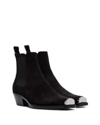 Stivali chelsea in pelle scamosciata neri di Calvin Klein 205W39nyc