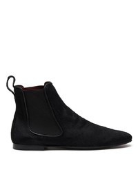 Stivali chelsea in pelle scamosciata neri di Dolce & Gabbana