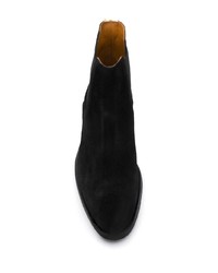 Stivali chelsea in pelle scamosciata neri di Common Projects