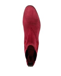 Stivali chelsea in pelle scamosciata rossi di Premiata
