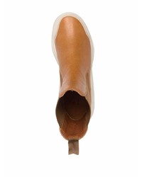 Stivali chelsea in pelle terracotta di Gmbh
