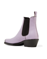 Stivali chelsea in pelle viola chiaro di Calvin Klein 205W39nyc
