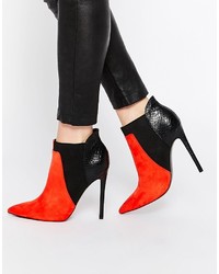 Stivali chelsea rossi di Asos