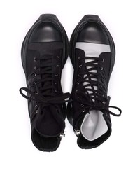 Stivali da lavoro di tela neri di Rick Owens DRKSHDW