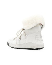 Stivali da neve bianchi di Ea7 Emporio Armani