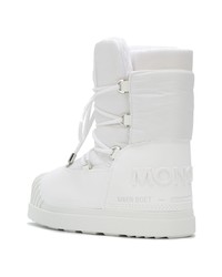 Stivali da neve bianchi di Moncler