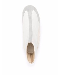 Stivali da neve di tela bianchi di Raf Simons