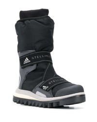 Stivali da neve di tela neri di adidas by Stella McCartney
