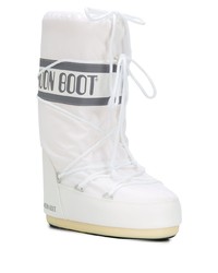 Stivali da neve stampati bianchi di Moon Boot