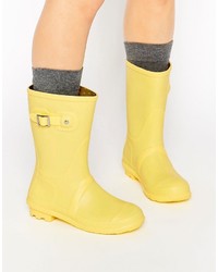 Stivali di gomma gialli di Asos