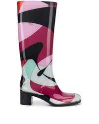 Stivali di gomma multicolori di Emilio Pucci