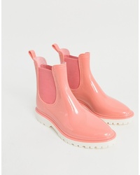 Stivali di gomma rosa di ASOS DESIGN