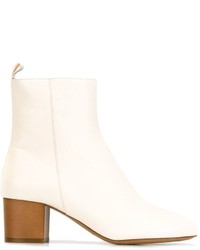 Stivali in pelle bianchi di Etoile Isabel Marant