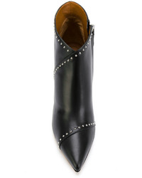 Stivali in pelle con borchie neri di Givenchy