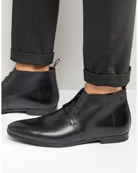 Stivali in pelle neri di Hugo Boss