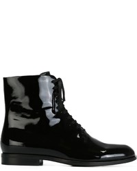 Stivali in pelle neri di Jil Sander Navy