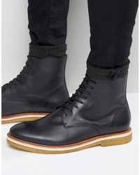 Stivali in pelle neri di Zign Shoes