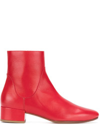Stivali in pelle rossi di Francesco Russo