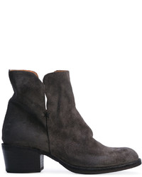 Stivali in pelle scamosciata grigio scuro di Fiorentini+Baker